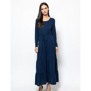 NEW! Long Sleeve Knit Maxi Dress